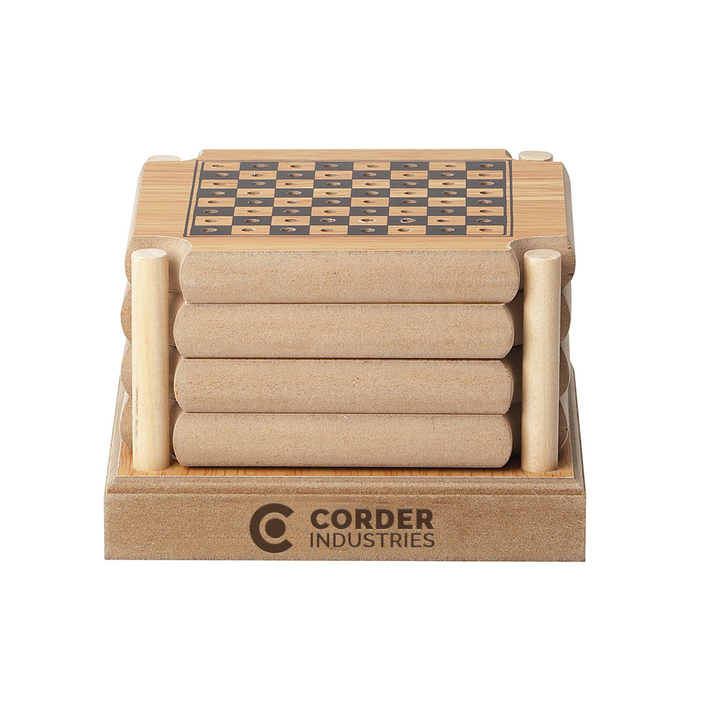 4 Piece Coaster Game Set